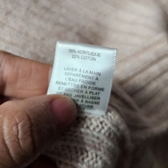 Design Lab Lord & Taylor Off The Shoulder Sweater pink size S - Picture 3 of 7